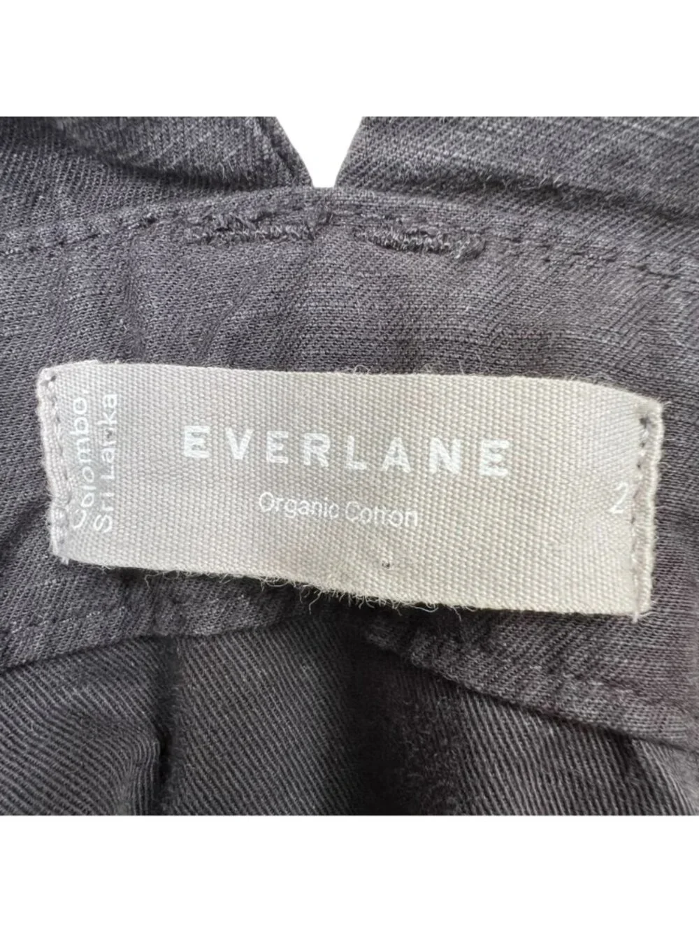Everlane The Fatigue Apron Jumpsuit Black Size 2